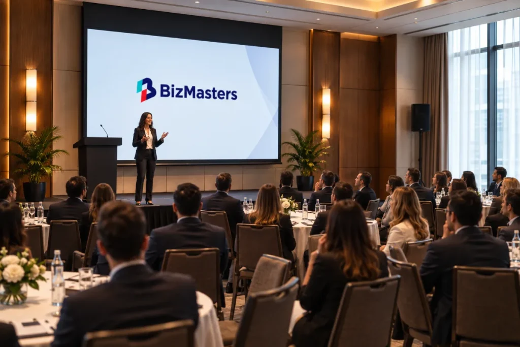 BizMasters buluşmasına katılan iş sahipleri