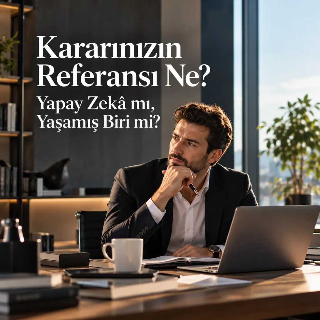 Kararınızın Referansı Ne? Yapay Zekâ mı, Yaşamış Biri mi? — BizMasters blog kapağı