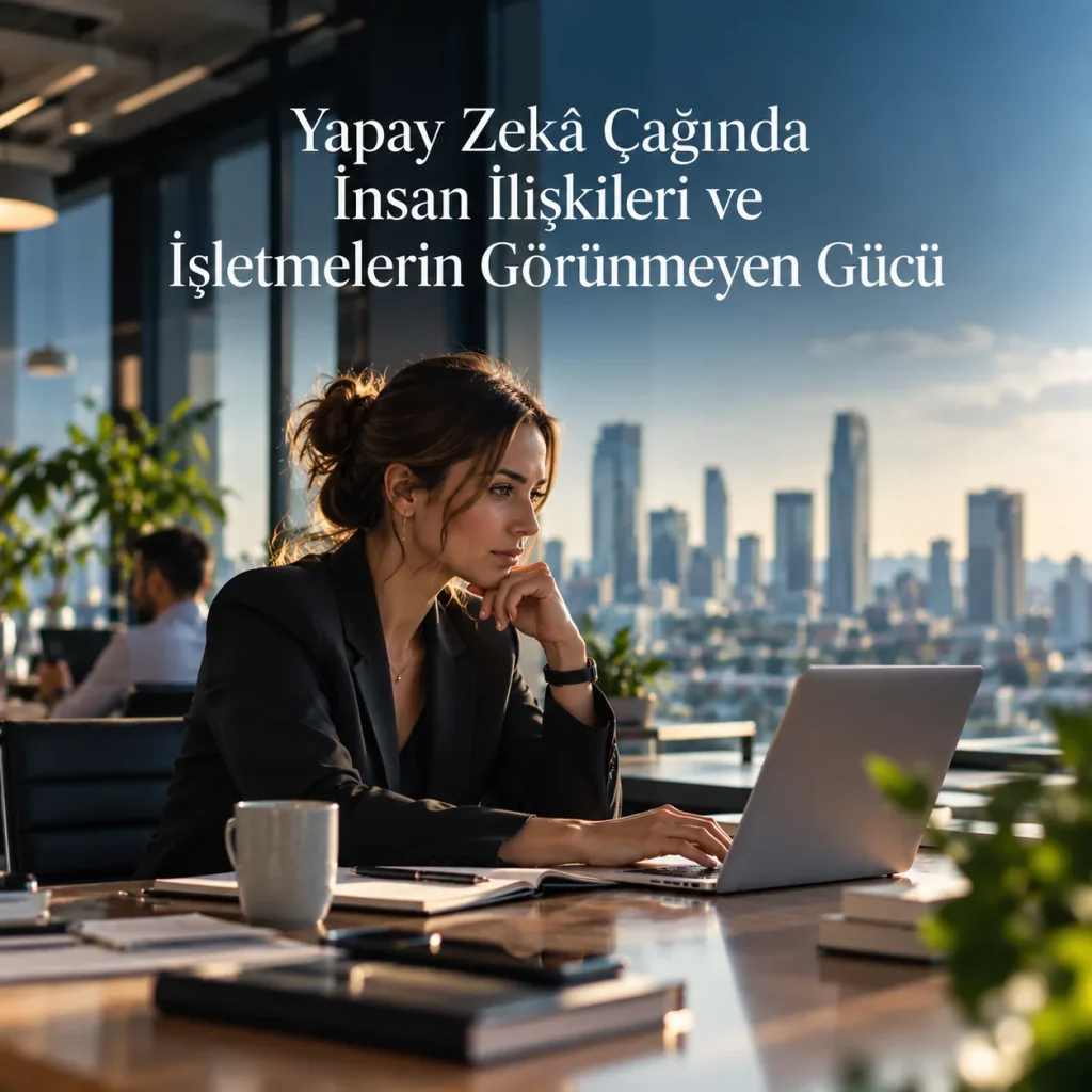 Yapay Zekâ Çağında İnsan İlişkileri ve İşletmelerin Görünmeyen Gücü — BizMasters blog kapağı